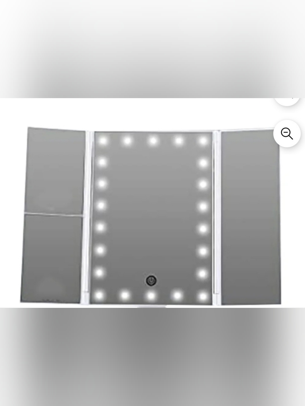 Tri-Fold LED Light Up Vanity Mirror